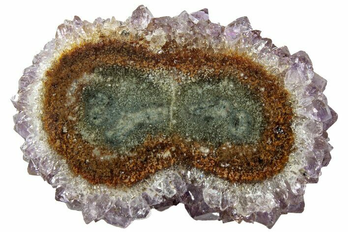 Amethyst Stalactite Slice - Uruguay #188086